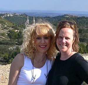 Chantal and Angela in La Montagnette