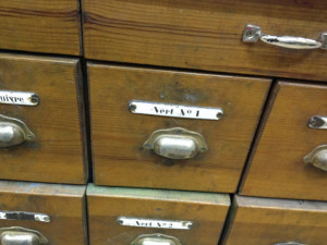 Labelled Drawers